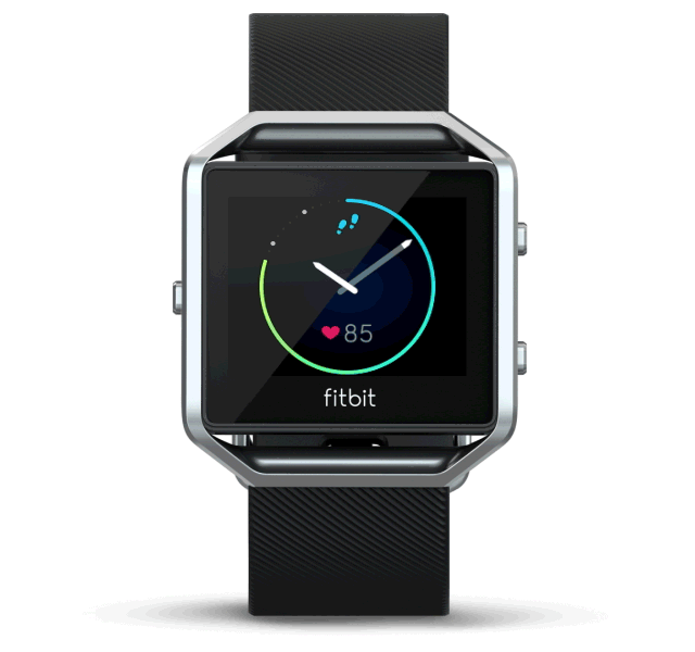 how to change display on fitbit blaze