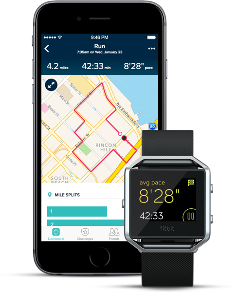 what fitbit has gps