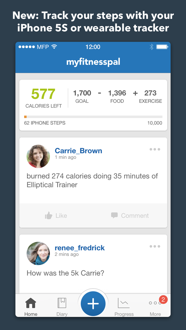 fitbit and myfitnesspal