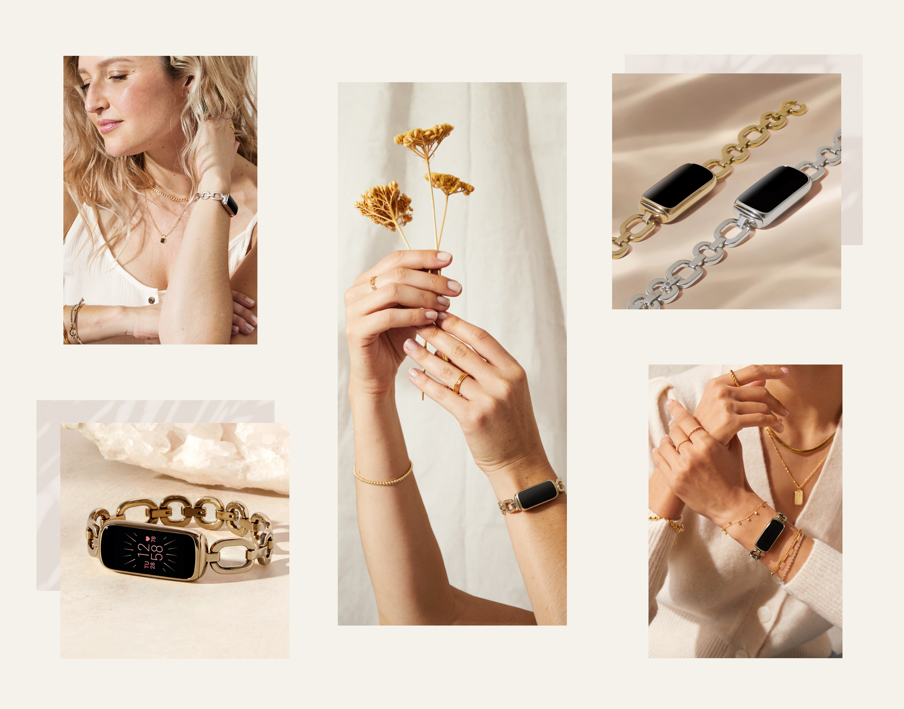 gorjana for Fitbit Luxe Parker Link Bracelet | Luxe Accessories