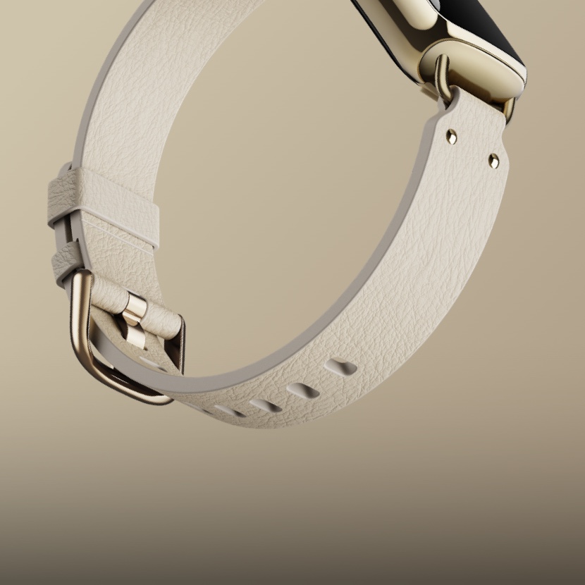 Bracelet connecté FITBIT Luxe or blanc