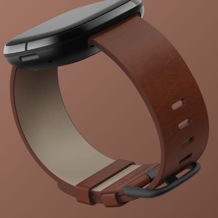 fitbit horween leather band