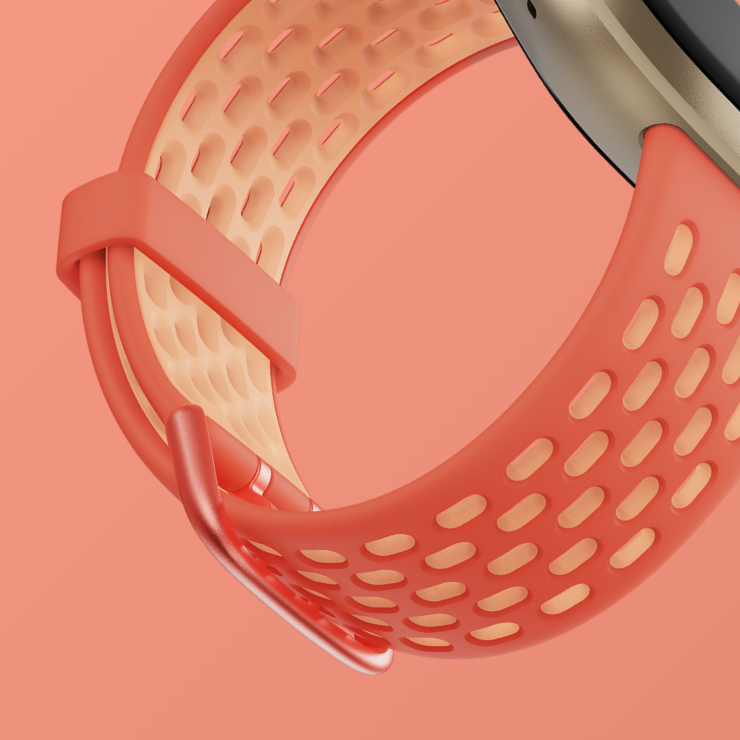 Fitbit Versa 4/Versa 3/Sense 2/Sense Band, bracelet en résine Versa 3 pour  homme et femme avec boucle en métal de remplacement pour montre  intelligente Versa 4 -  France