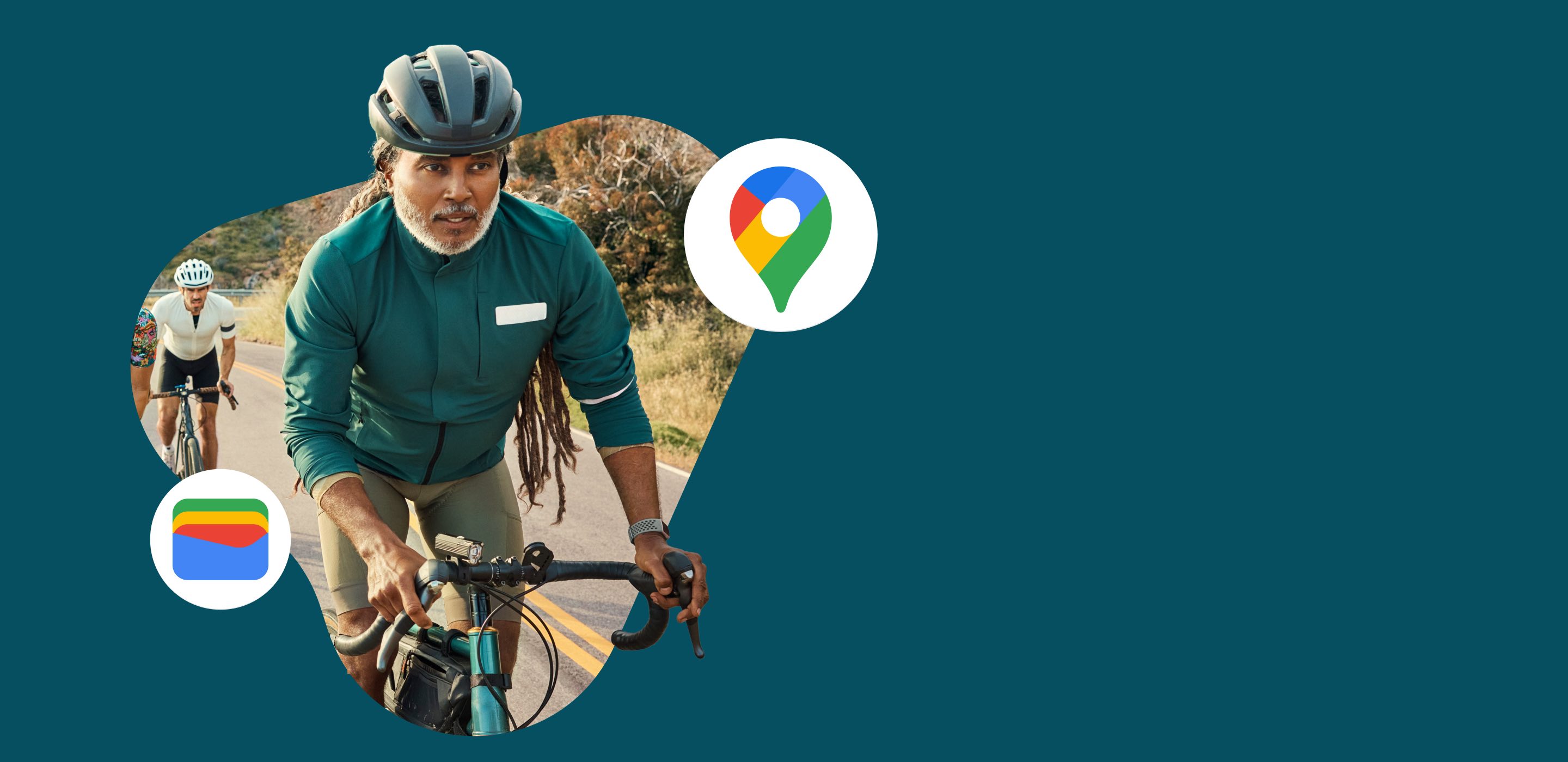 man biking with Charge 6 GPS