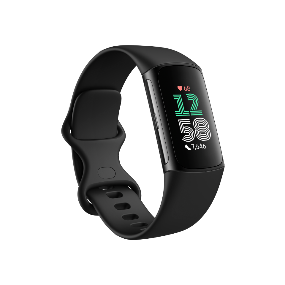 Fitbit Luxe-Fitness and Wellness-Tracker with Stress Management,  Sleep-Tracking and 24/7 Heart Rate, Black/Graphite, One Size (S & L Bands  Included)
