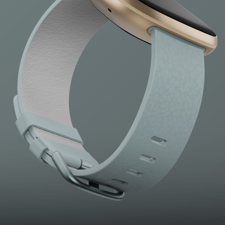 Fitbit Versa 3 Health & Fitness Smartwatch - Midnight/Soft Gold Aluminum 
