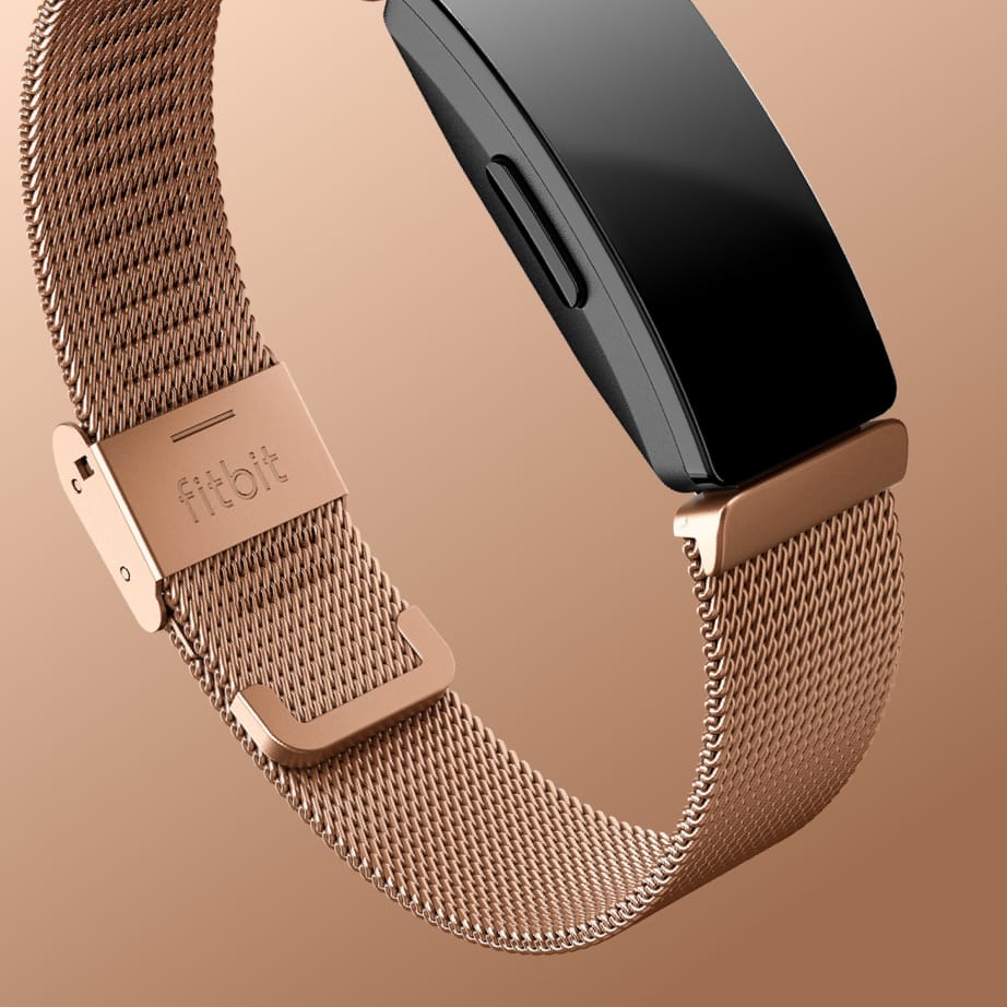 fitbit inspire hr rose gold
