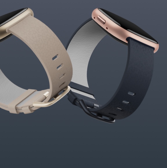  Fitbit Versa 2 Reloj inteligente de salud y fitness -  Esmeralda/Cobre Rosa Aluminio : Electrónica